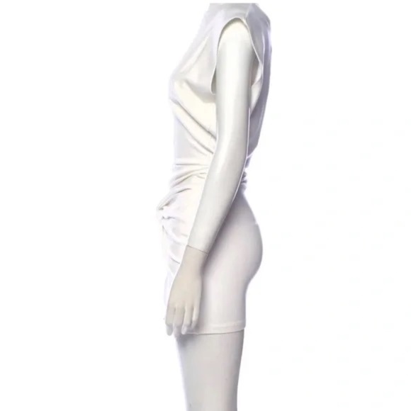 IRO Pearls white mini dress NWT SZ L - Picture 3 of 11
